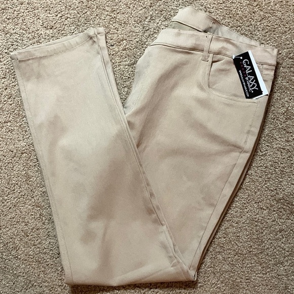Galaxy by Harvic Stretch Khaki pants Size J18, New With Tags - Picture 1 of 8